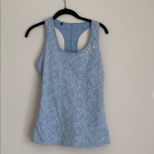 Gymshark Blue Marl Tank